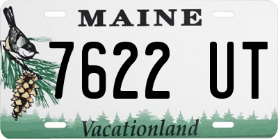 ME license plate 7622UT