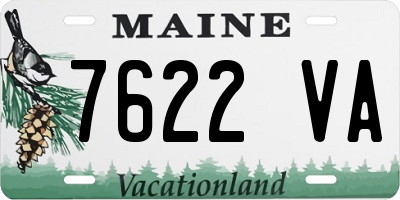 ME license plate 7622VA