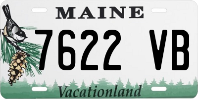 ME license plate 7622VB