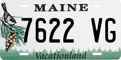 ME license plate 7622VG