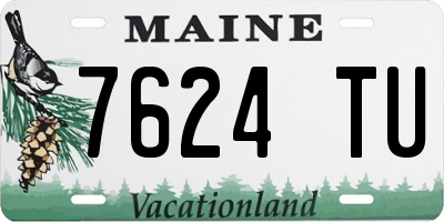 ME license plate 7624TU