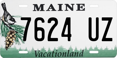 ME license plate 7624UZ