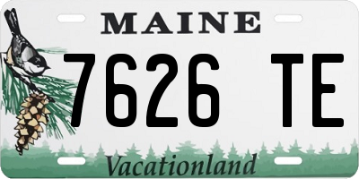 ME license plate 7626TE
