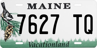 ME license plate 7627TQ