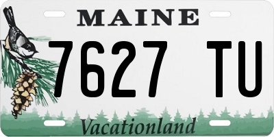 ME license plate 7627TU