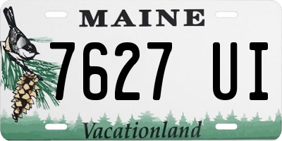 ME license plate 7627UI