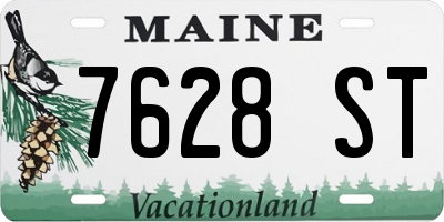 ME license plate 7628ST