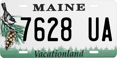 ME license plate 7628UA