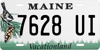 ME license plate 7628UI