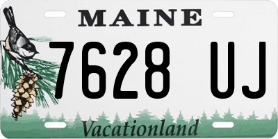 ME license plate 7628UJ