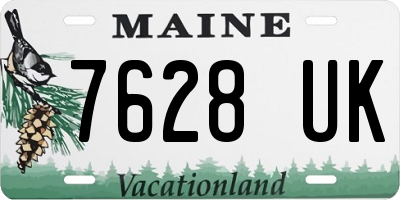 ME license plate 7628UK