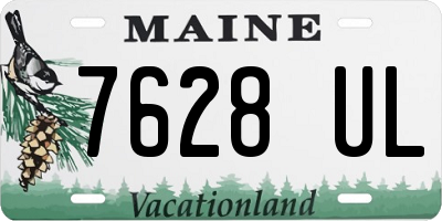 ME license plate 7628UL