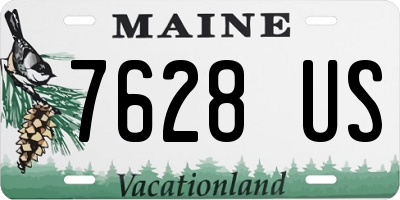 ME license plate 7628US