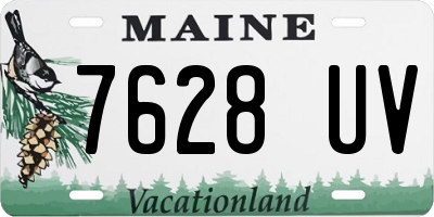 ME license plate 7628UV