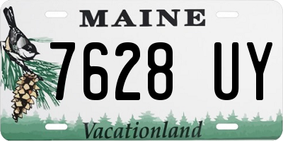 ME license plate 7628UY