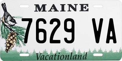ME license plate 7629VA