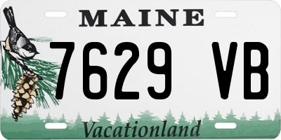 ME license plate 7629VB