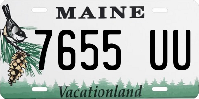 ME license plate 7655UU