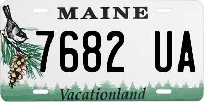 ME license plate 7682UA