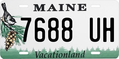 ME license plate 7688UH