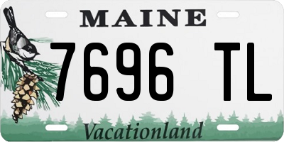 ME license plate 7696TL