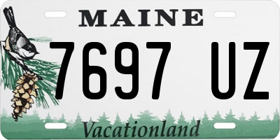 ME license plate 7697UZ