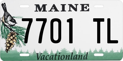 ME license plate 7701TL