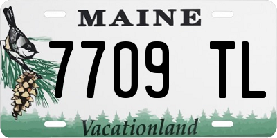 ME license plate 7709TL