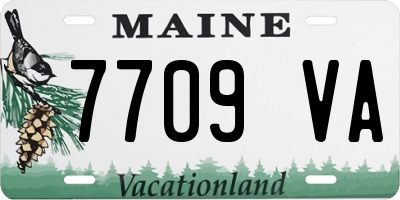 ME license plate 7709VA