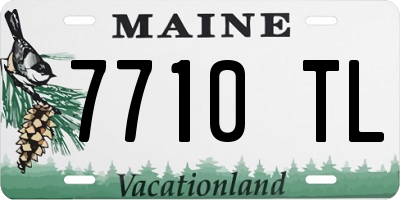 ME license plate 7710TL