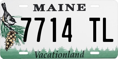 ME license plate 7714TL