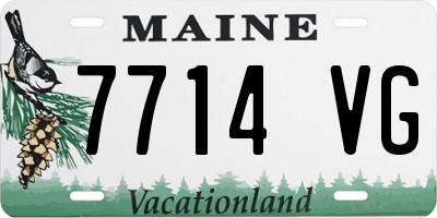 ME license plate 7714VG