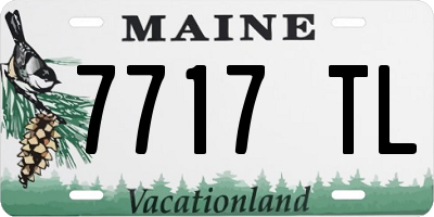ME license plate 7717TL