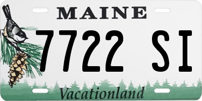 ME license plate 7722SI