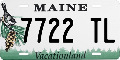 ME license plate 7722TL