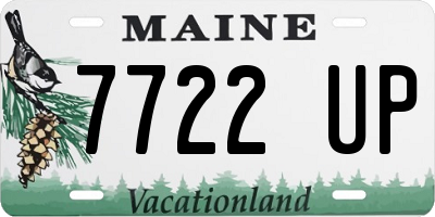 ME license plate 7722UP