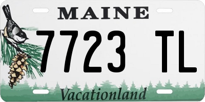 ME license plate 7723TL