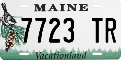 ME license plate 7723TR