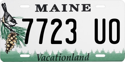 ME license plate 7723UO
