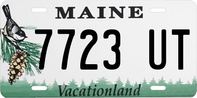 ME license plate 7723UT