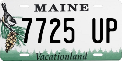 ME license plate 7725UP