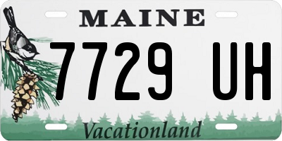ME license plate 7729UH