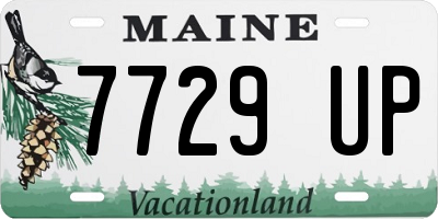 ME license plate 7729UP