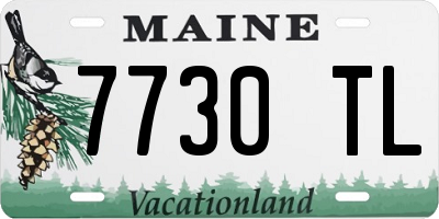 ME license plate 7730TL