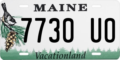 ME license plate 7730UO