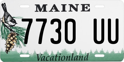 ME license plate 7730UU