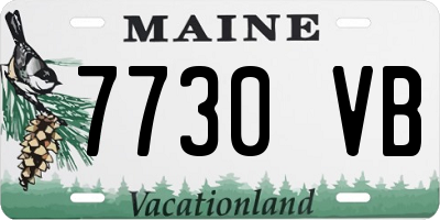 ME license plate 7730VB
