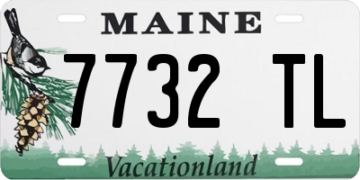 ME license plate 7732TL