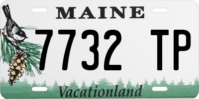 ME license plate 7732TP