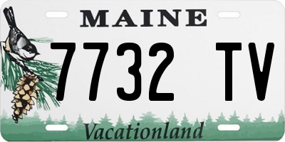 ME license plate 7732TV